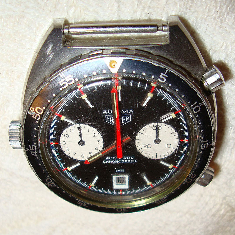 Gammalt armbandsur - Heuer Autavia Vintage